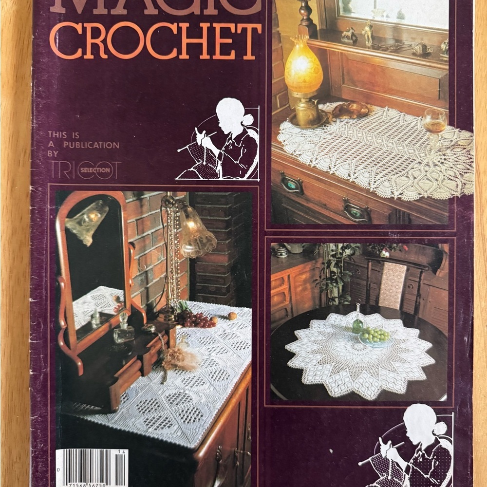 Magic Crochet Pattern Book Vintage 1983 Number 24